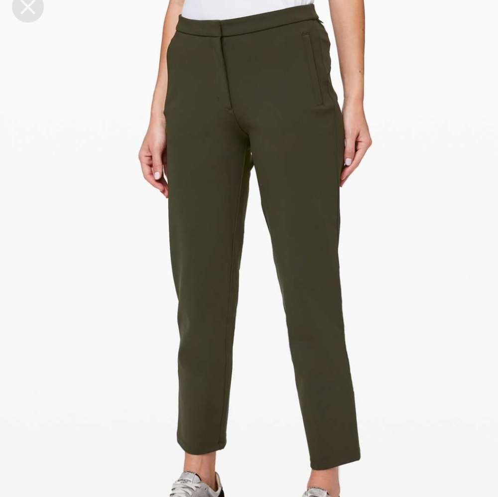 NWT Lululemon On the Move Pant Dark Olive Khaki